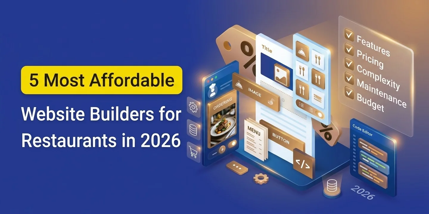5 Most Affordable Website Builders for Restaurants in 2026