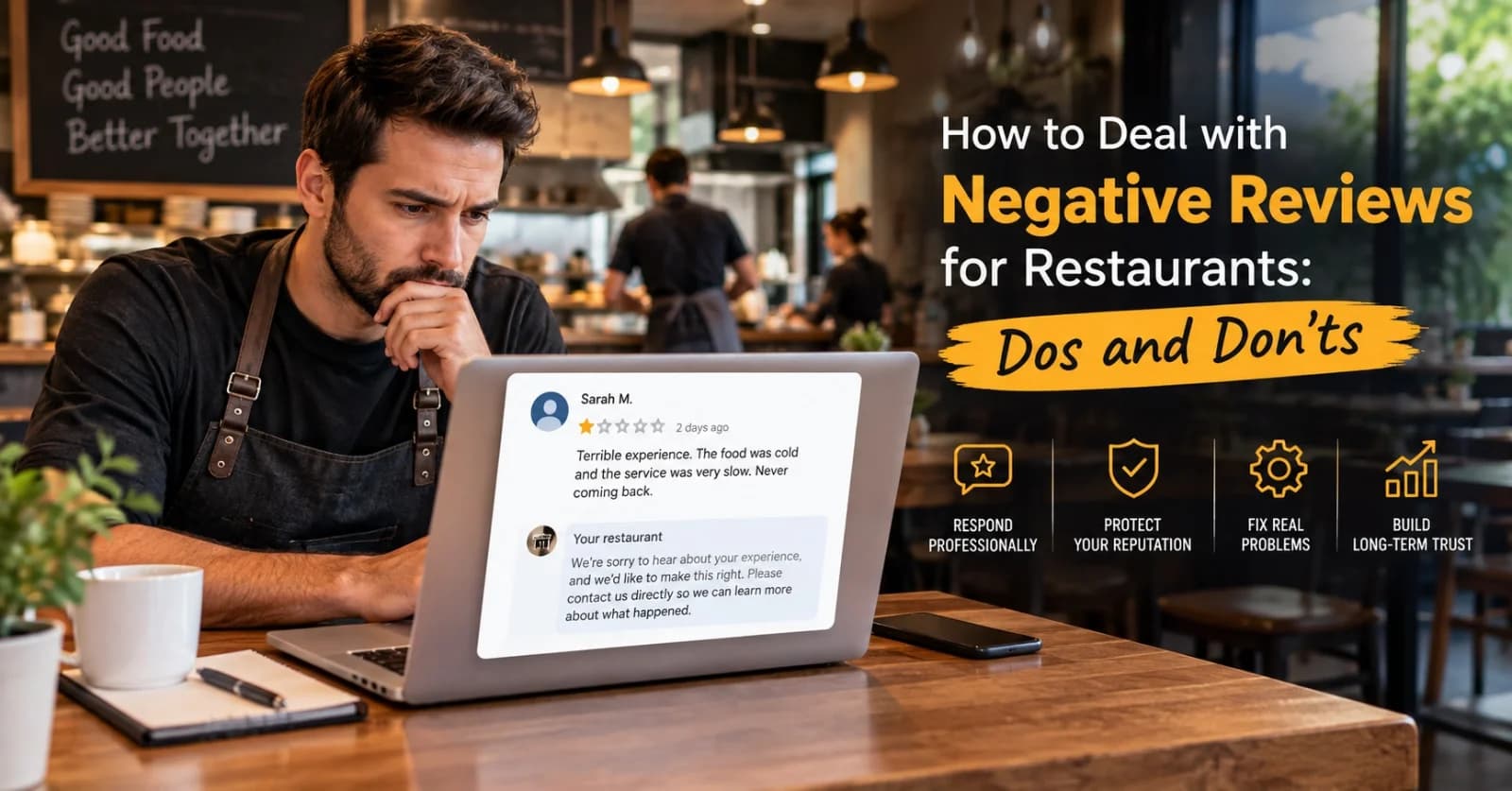 How to Handle Negative Restaurant Reviews: A Practical Dos and Don'ts Guide